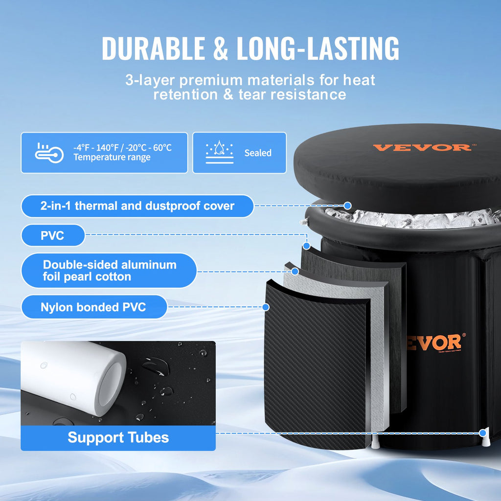Portable Ice Bath Recovery Therapy Plunge
