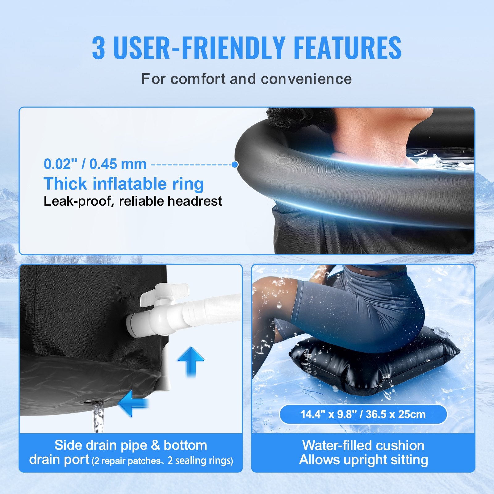 Portable Ice Bath Recovery Therapy Plunge